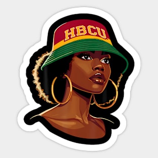 Beautiful Black Educated HBCU Sticker